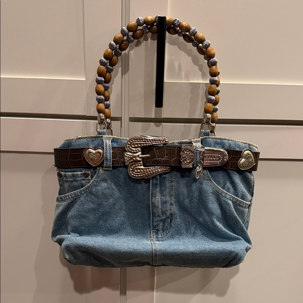 Unique boutique Vintage Denim Purse